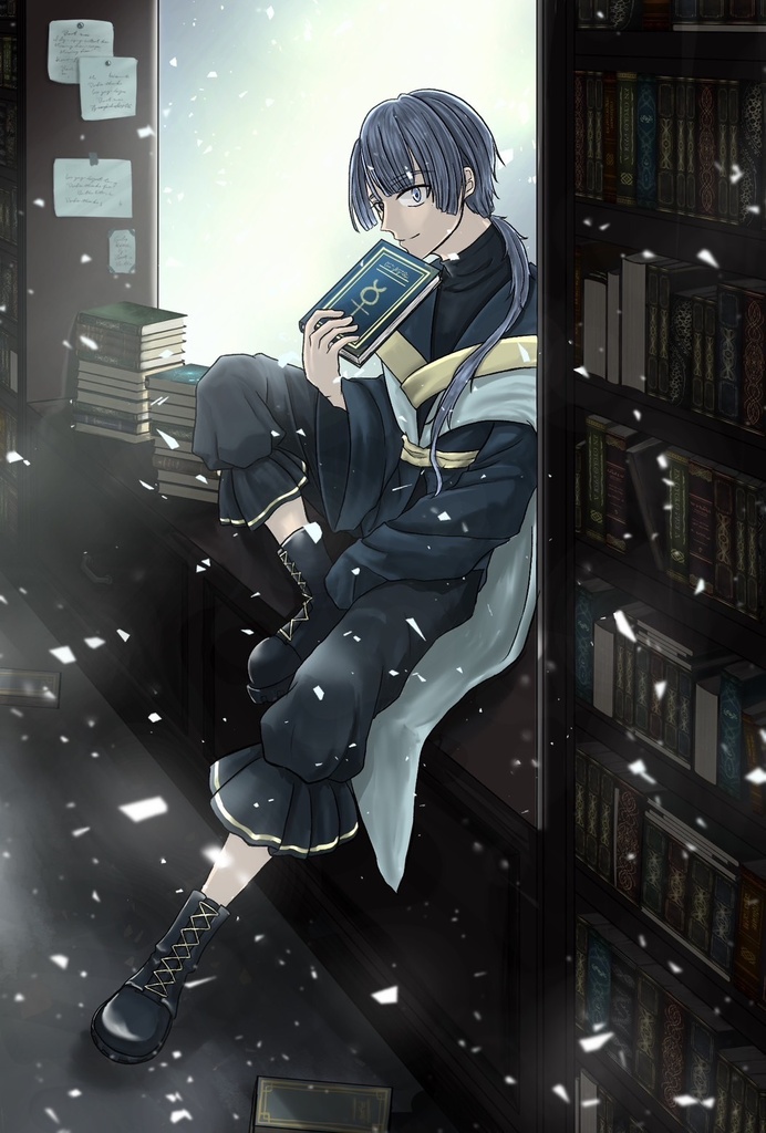 【壁紙/解説PDF付】水星（Mercury）擬人化アート｜知性とコミュニケーション