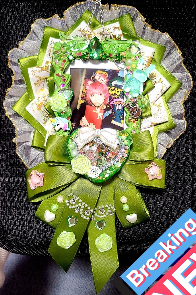 オーダーメイドロゼット&チェキケースデコ