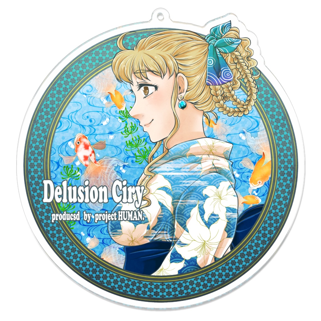 妄創都市2019夏・「七海」アクリルキーホルダー