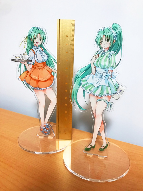 ひぐらしのなく頃に 園崎魅音 園崎詩音 アクリルスタンド姉妹セット