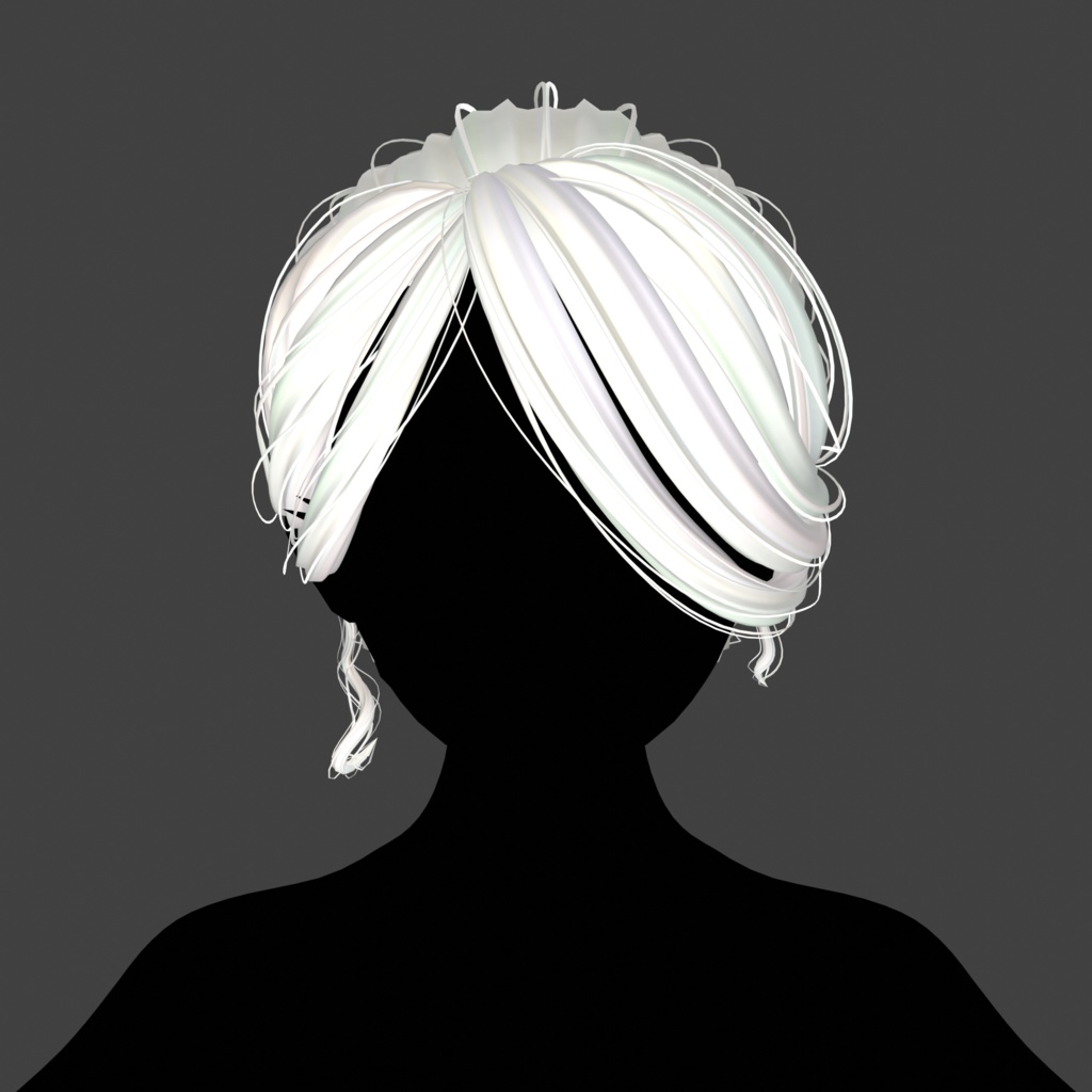 Long Ponytail Hair - COMMERCIAL USE