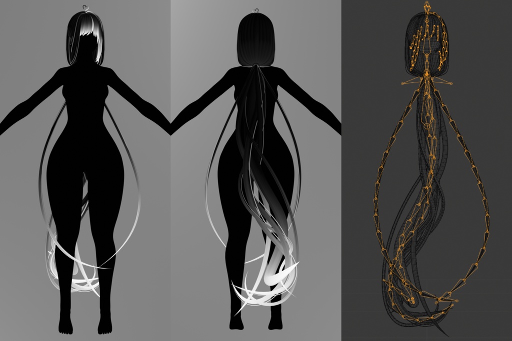 Wave Ponytail Hair - PERSONAL USE