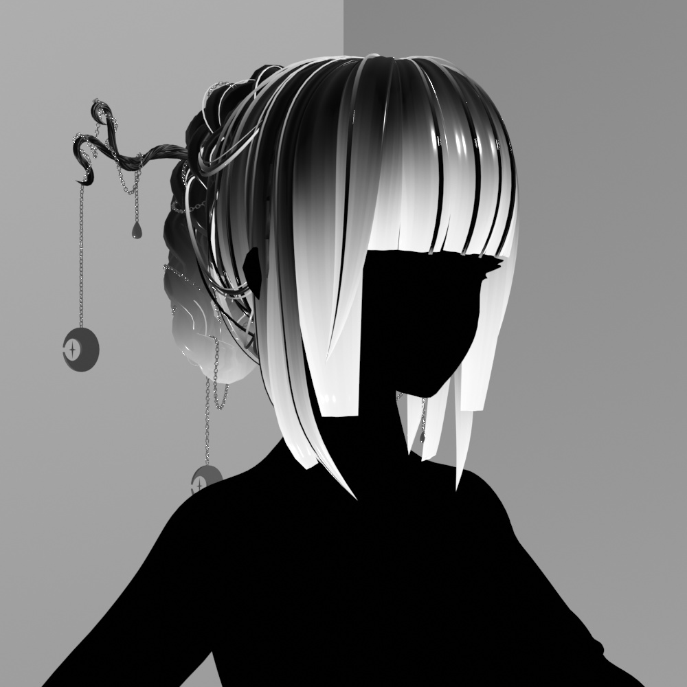 BraidedBun Hair and Binyeo - PERSONAL USE