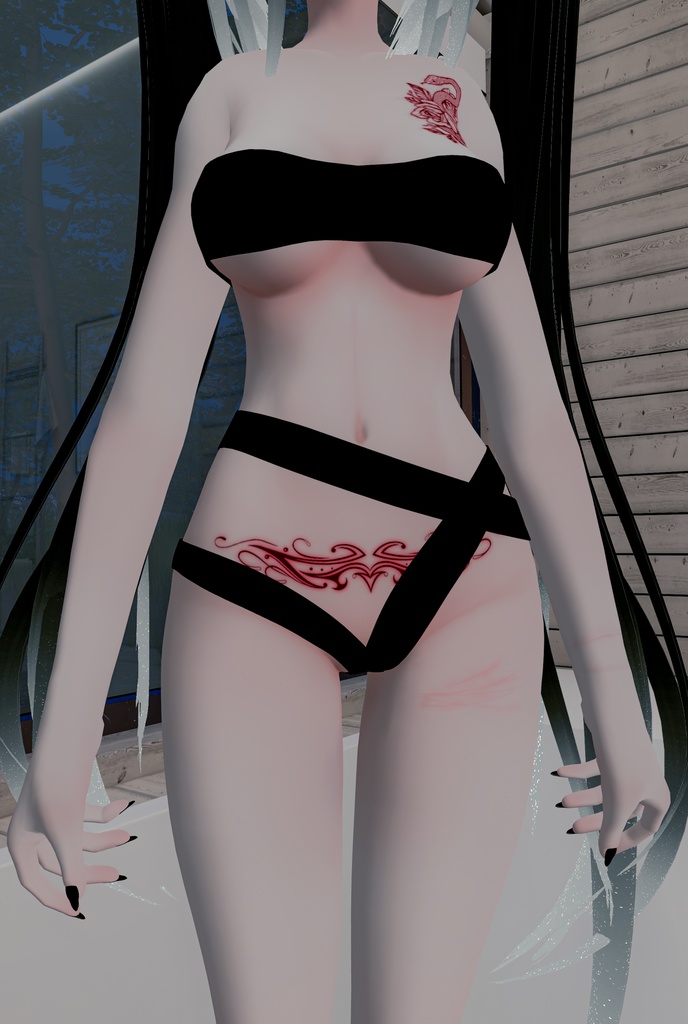 【3Dモデル】 Underwear & Jacket 「 for DAMI 」