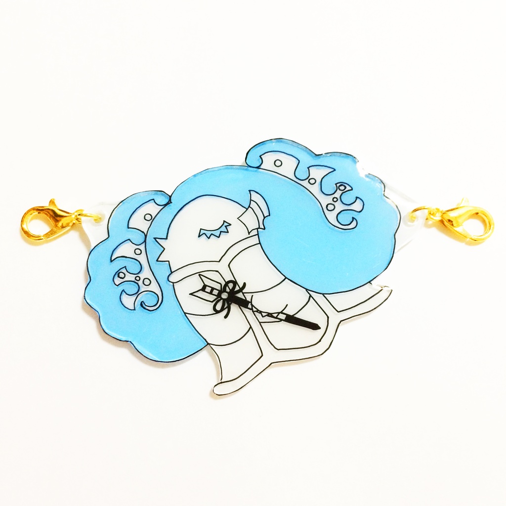 ★再販★ ネムリノアマビエ アマビエと鈴付き水引 マスク留め マスクチャーム アクセサリー プラ板 妖怪 破魔矢