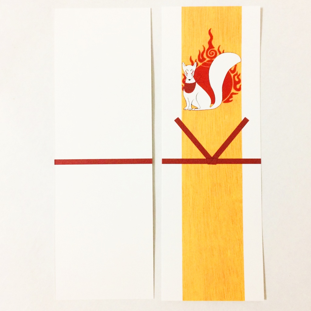 ★再々々販★ 御札狐 栞 セット お札 しおり 読書 本 稲荷神社 鳥居 日本 和 狐の嫁入り 御朱印