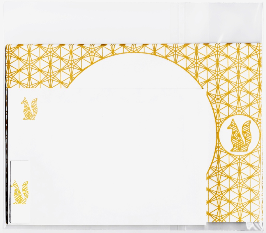 ★再販★ 組子細工狐 レターセット 狛狐 狐の嫁入り 狐面 キツネ 丸窓 日本 和 封筒 シール 便せん 御朱印 お守り