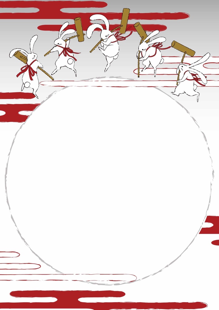 ★再販★ 月見兎 レターセット うさぎ ウサギ 満月 日本 和 封筒 シール 便せん 御朱印 お守り