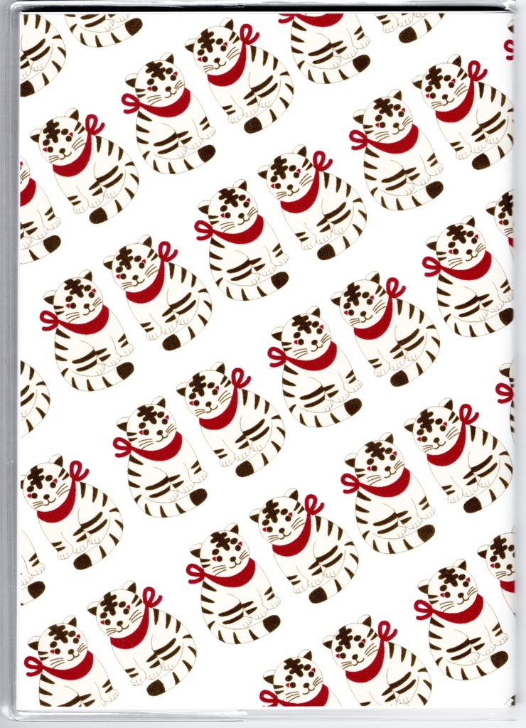 再々々販 10月始まり 2022年 松竹梅小寅 スケジュール手帳 イラストカバー2枚 栞付き B6 全64ページ 虎