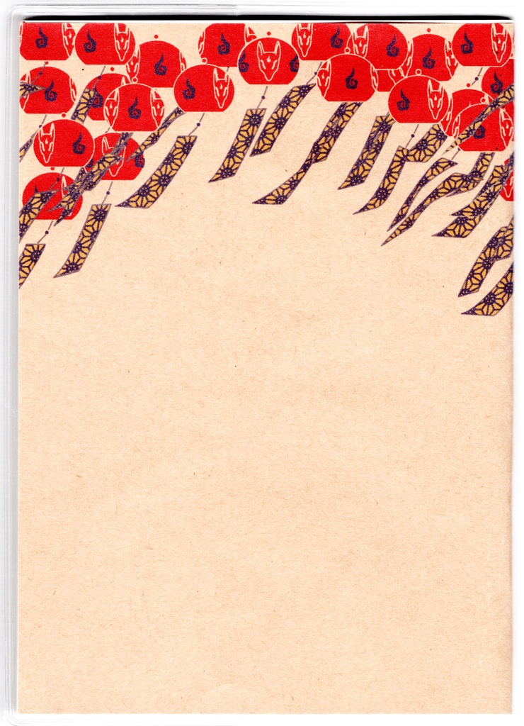 10月始まり 2022年 紅風鈴狐 スケジュール手帳 イラストカバー2枚 栞付き B6 全64ページ 狐の嫁入り