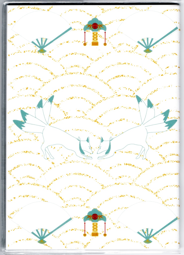 10月始まり 2022年 投扇興天狐 スケジュール手帳 イラストカバー2枚 栞付き B6 全64ページ 狐の嫁入り