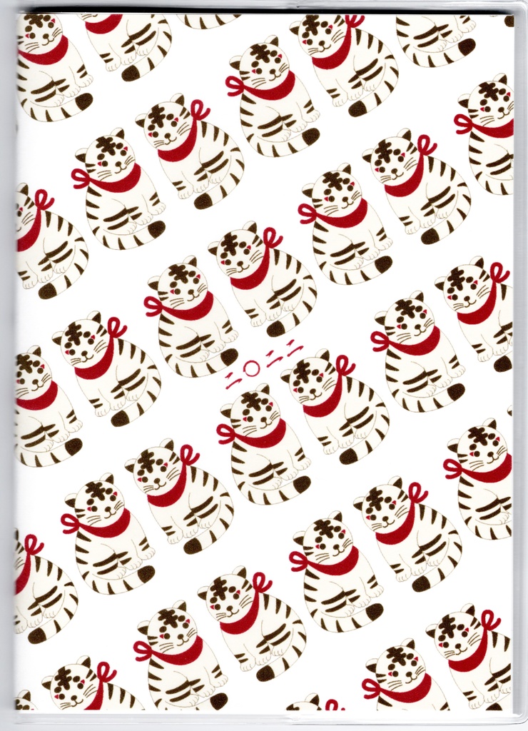 4月始まり 2022年 松竹梅小寅 スケジュール手帳 イラストカバー2枚 栞付き B6 全64ページ 虎