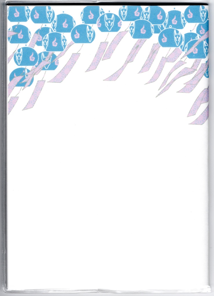 4月始まり 2022年 藍風鈴狐 スケジュール手帳 イラストカバー2枚 栞付き B6 全64ページ 狐の嫁入り