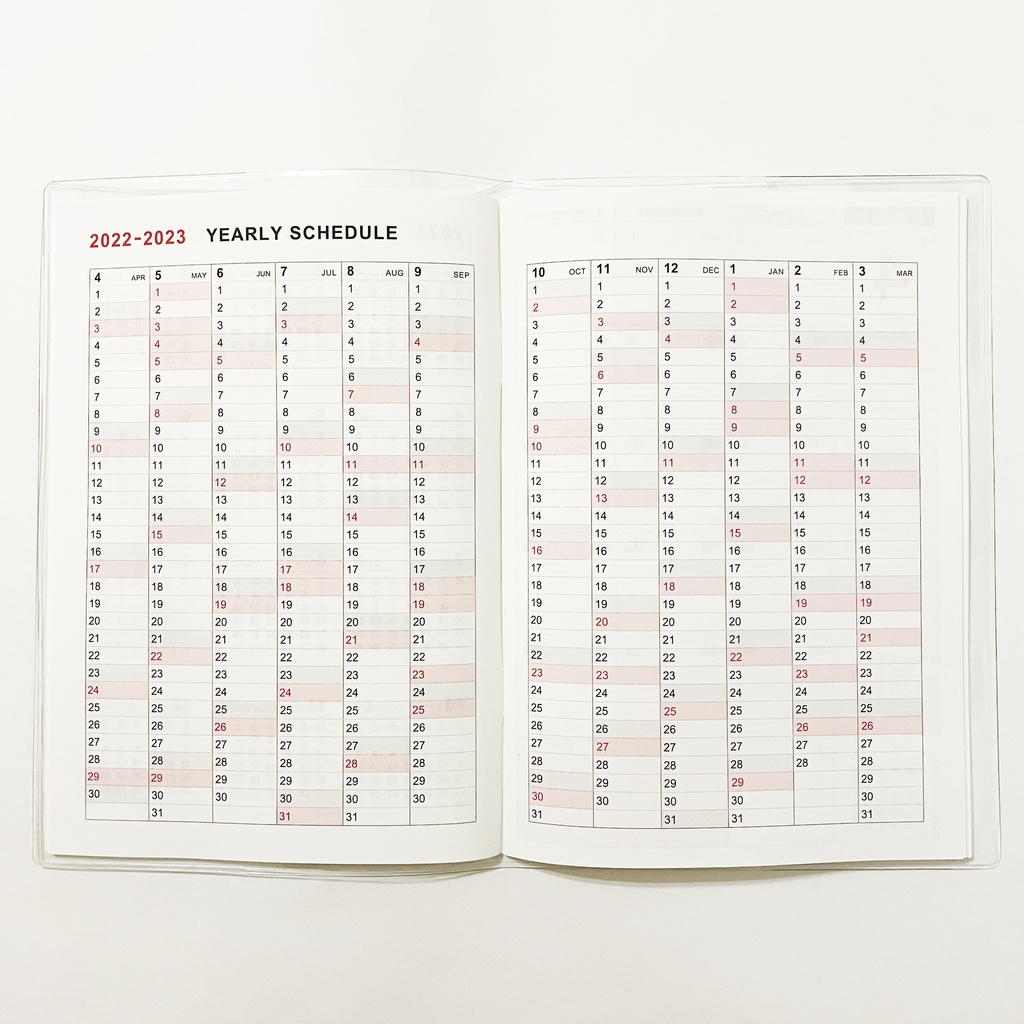 4月始まり 2022年 夜の読書会 スケジュール手帳 イラストカバー2枚 栞付き B6 全64ページ くま