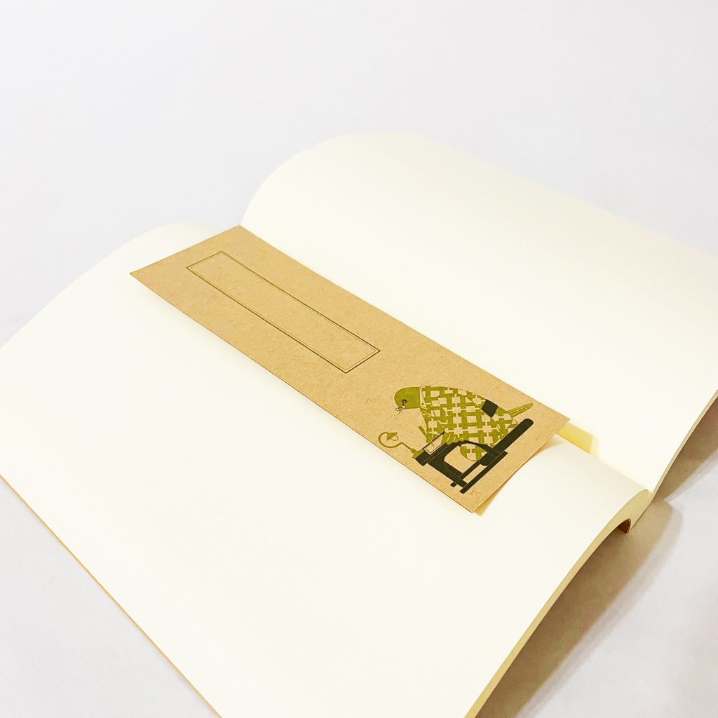 文豪目白 栞セット 読書記録 読書 本 しおり ブックマーカー 原稿用紙 メジロ 鳥 着物 動物