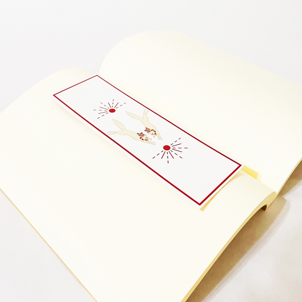 日の出狛狐 栞 セット しおり 読書 本 ブックマーカー 稲荷神社 御朱印 狛狐 狐面 狐の嫁入り