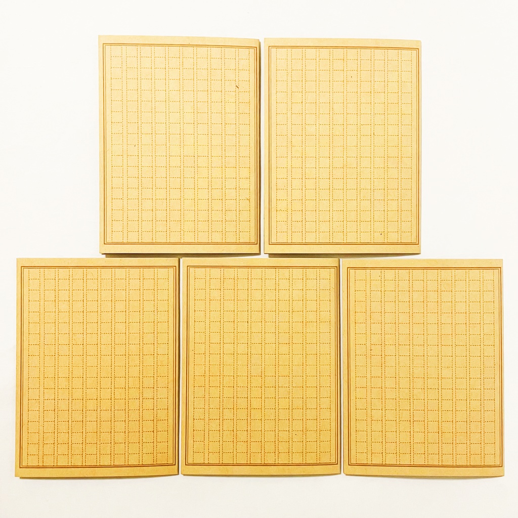 文豪雀 読書記録カード 5枚セット 本 栞 原稿用紙 ブックマーカー 読書