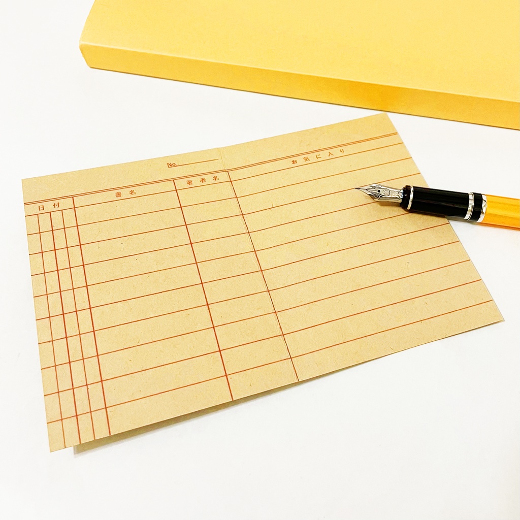 文豪兎 読書記録カード 5枚セット 本 栞 原稿用紙 ブックマーカー 読書