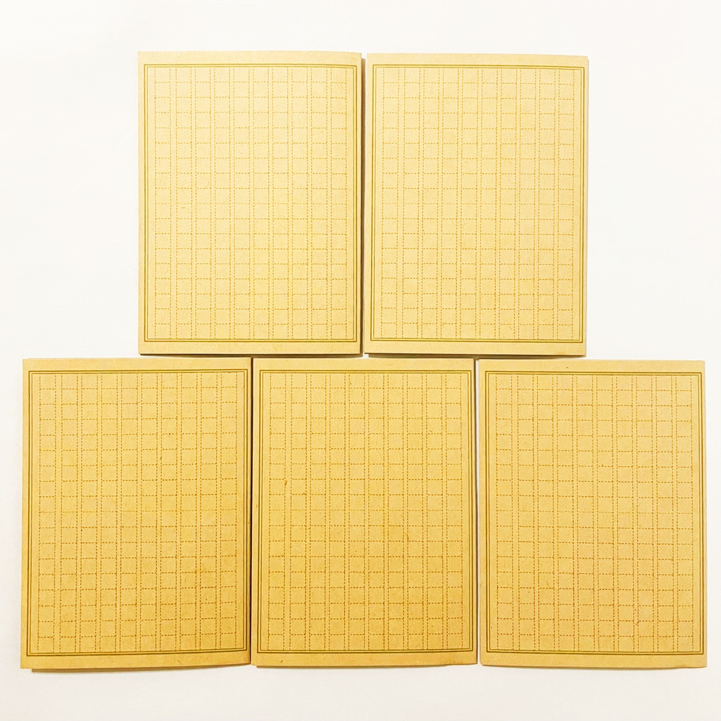 文豪目白 読書記録カード 5枚セット 本 栞 原稿用紙 ブックマーカー 読書