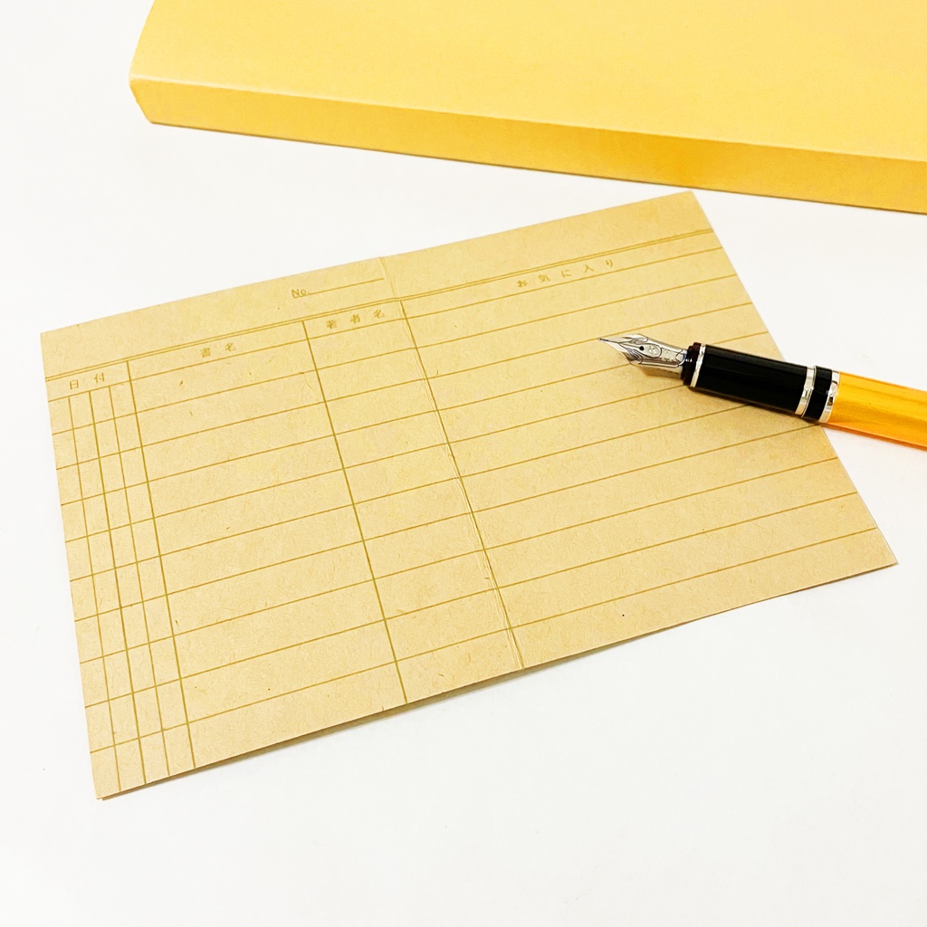 文豪目白 読書記録カード 5枚セット 本 栞 原稿用紙 ブックマーカー 読書