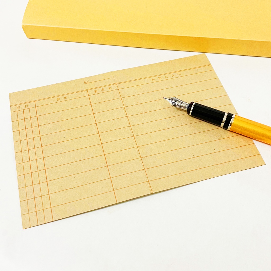 文豪狸 読書記録カード 5枚セット 本 栞 原稿用紙 ブックマーカー 読書