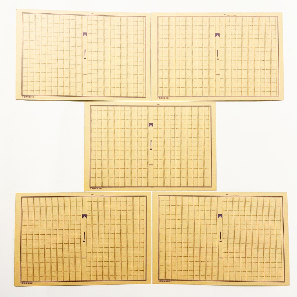 文豪鶴原稿用紙 ポストカード5枚セット 鳥 動物 文豪 小説家 万年筆 着物