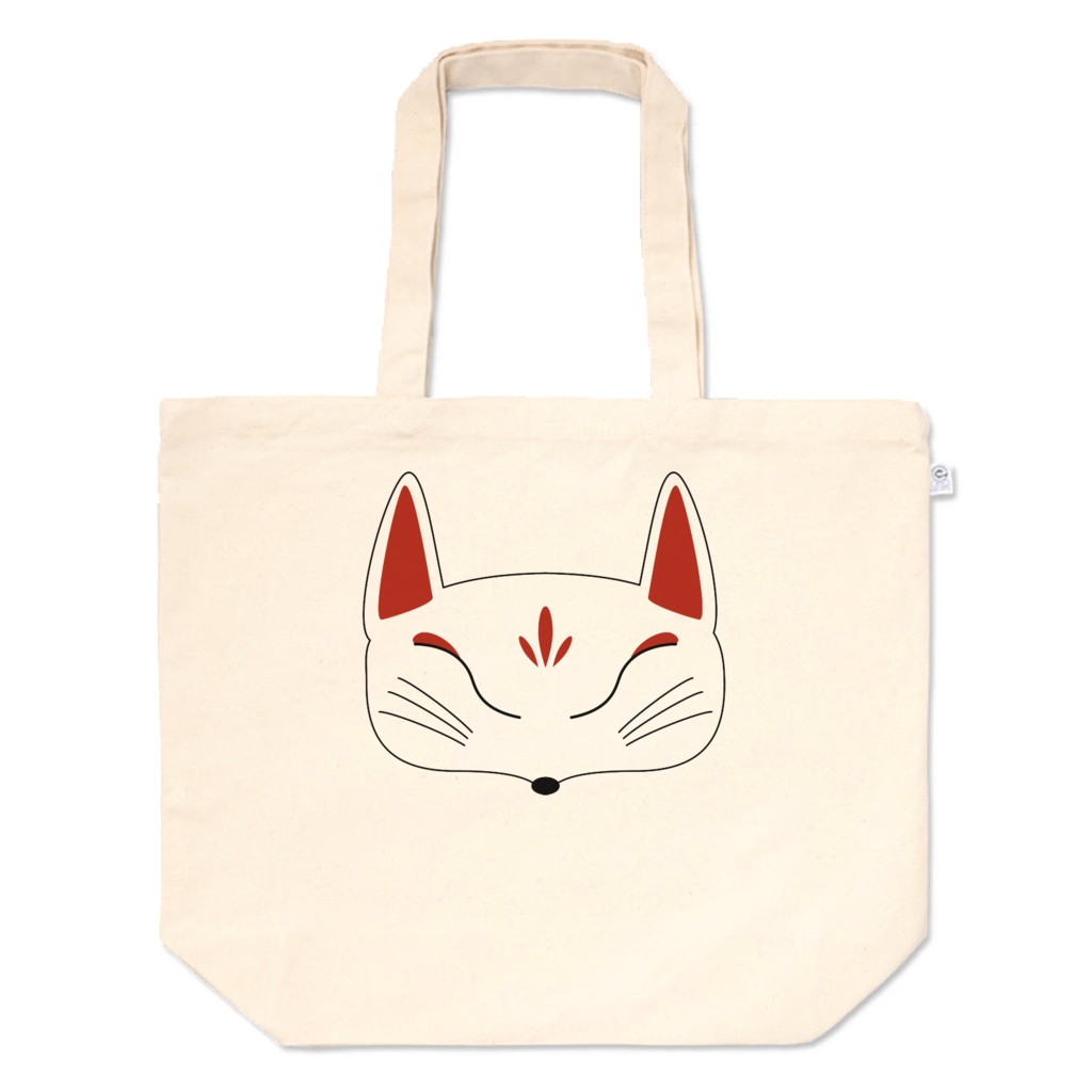 白狐面 トートバッグ