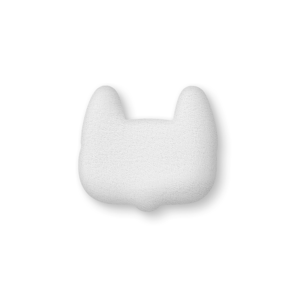 白狐面 ふかふかクッション