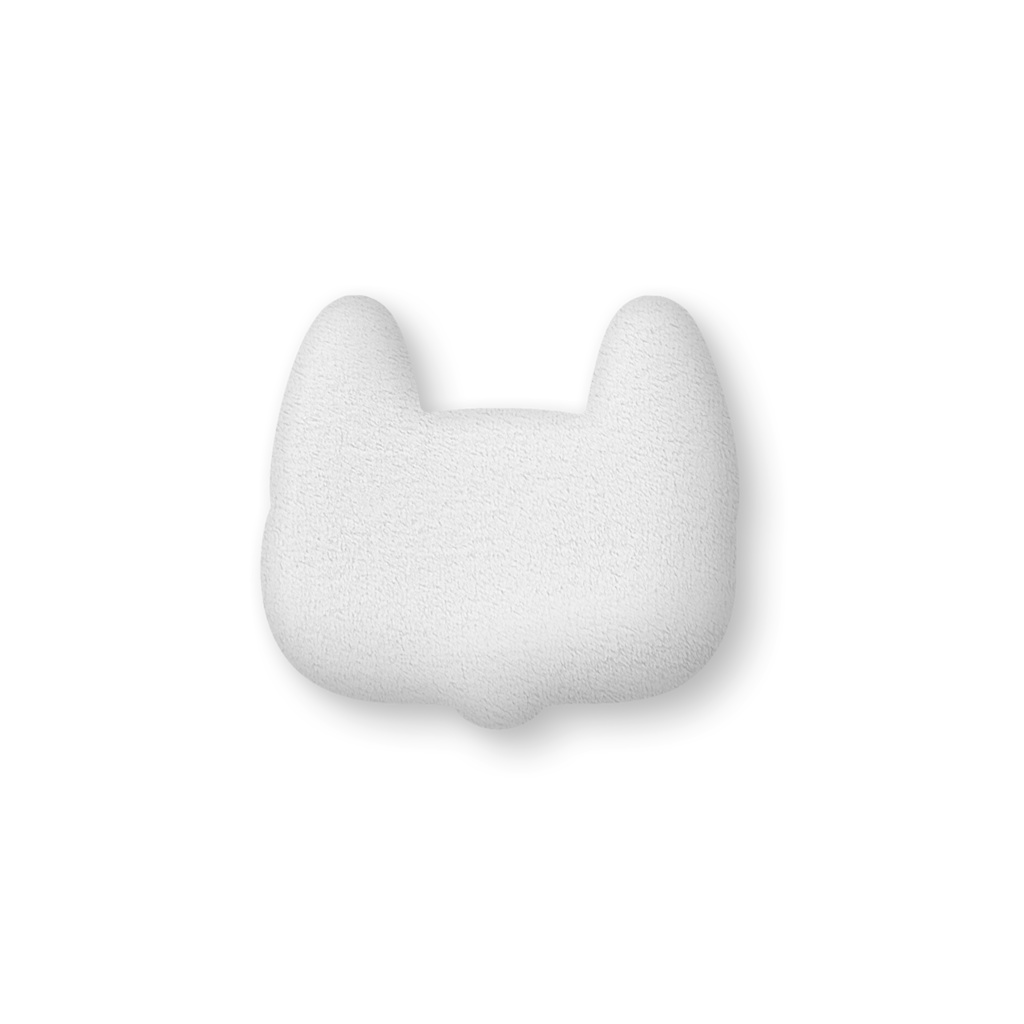 黒狐面 ふかふかクッション