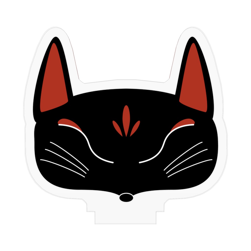 黒狐面 アクリルフィギュア