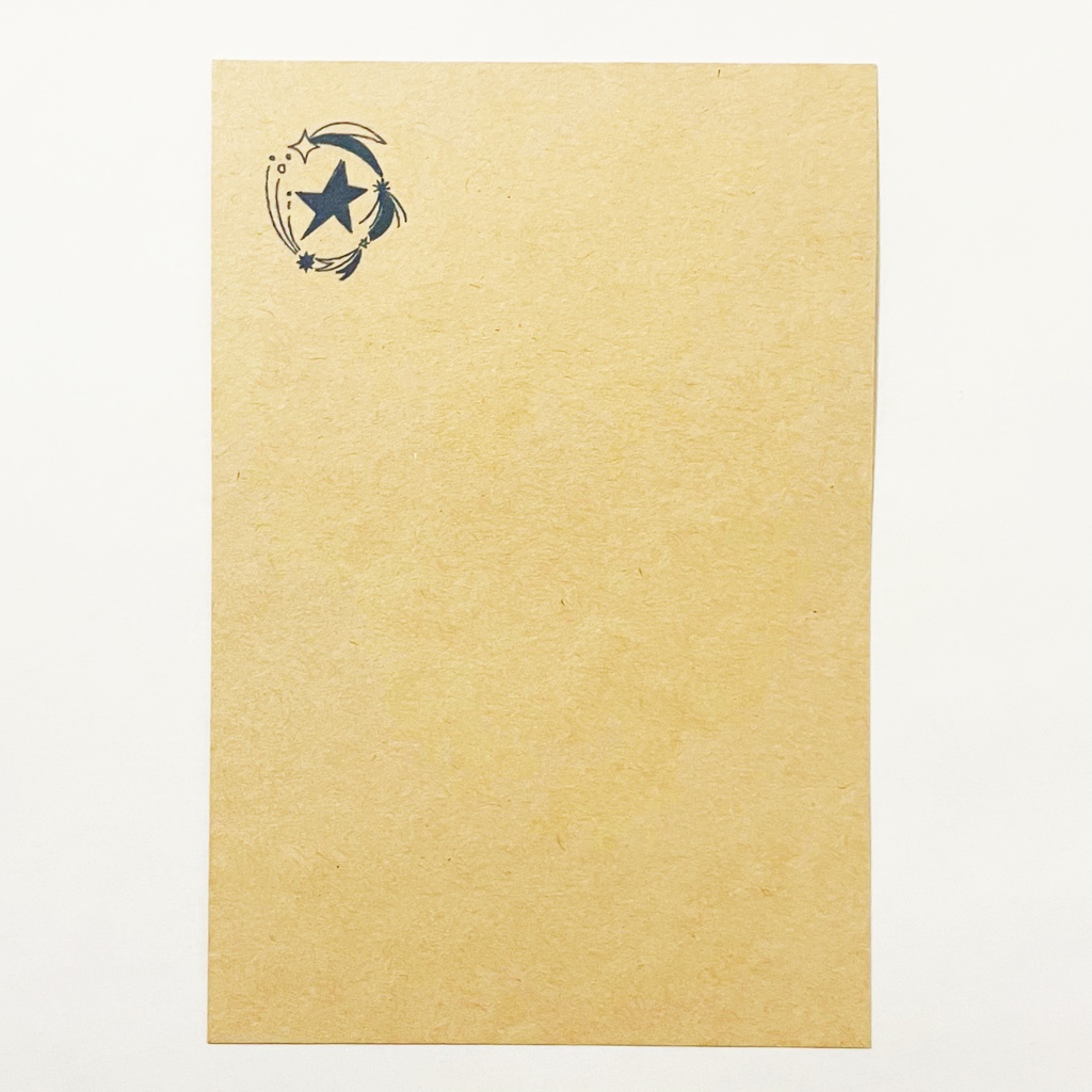 夜の読書会 ポストカード5枚セット クマ 本 絵本 月 満月 三日月 星 読書 手紙 動物 流れ星