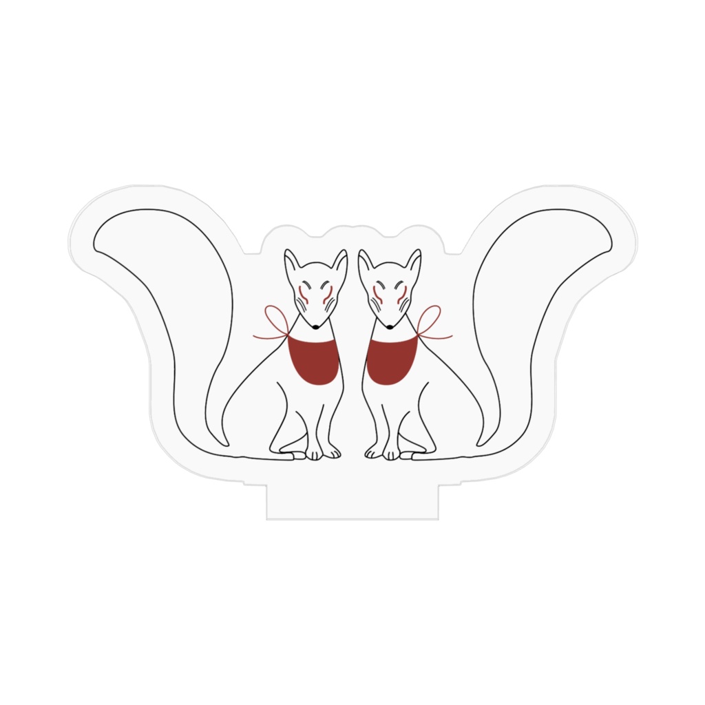 御札狐 アクリルフィギュア