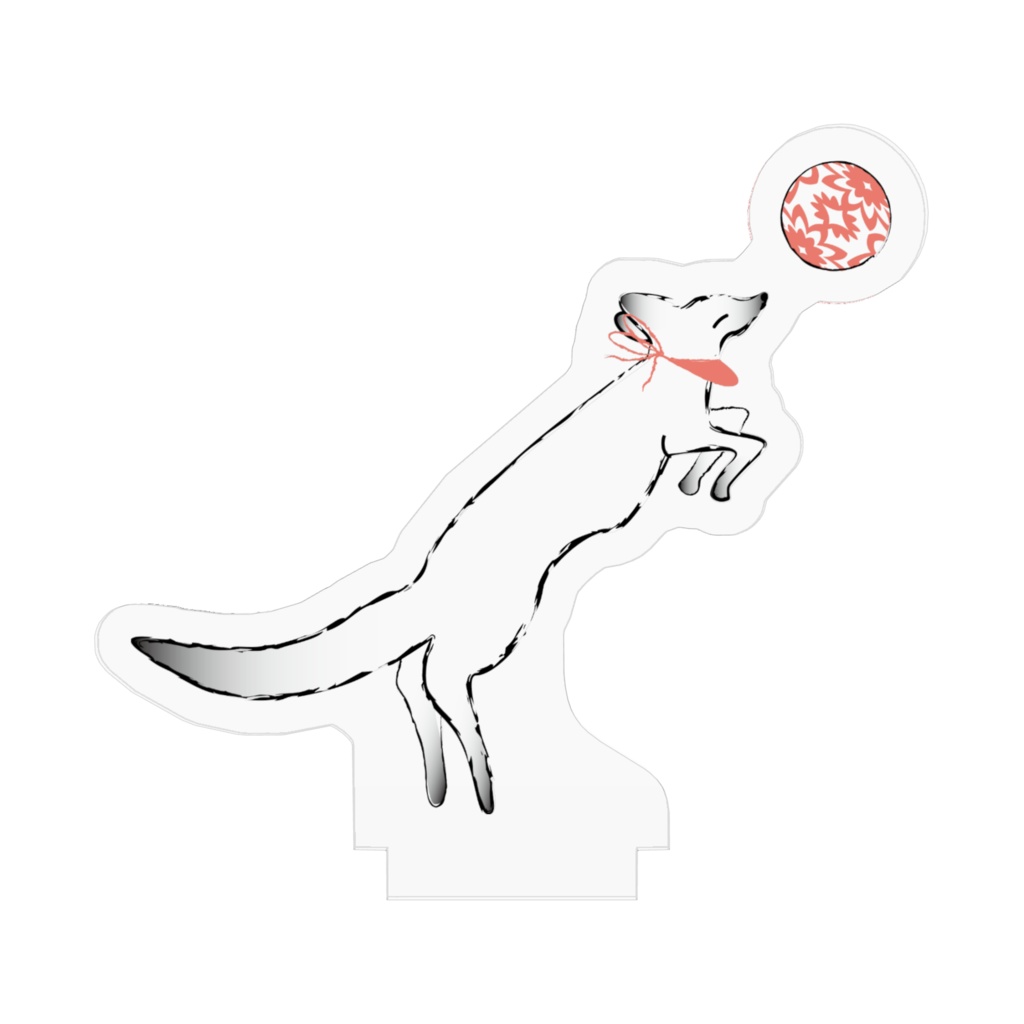 狐の手毬唄 -狛狐- (手毬あり) アクリルフィギュア