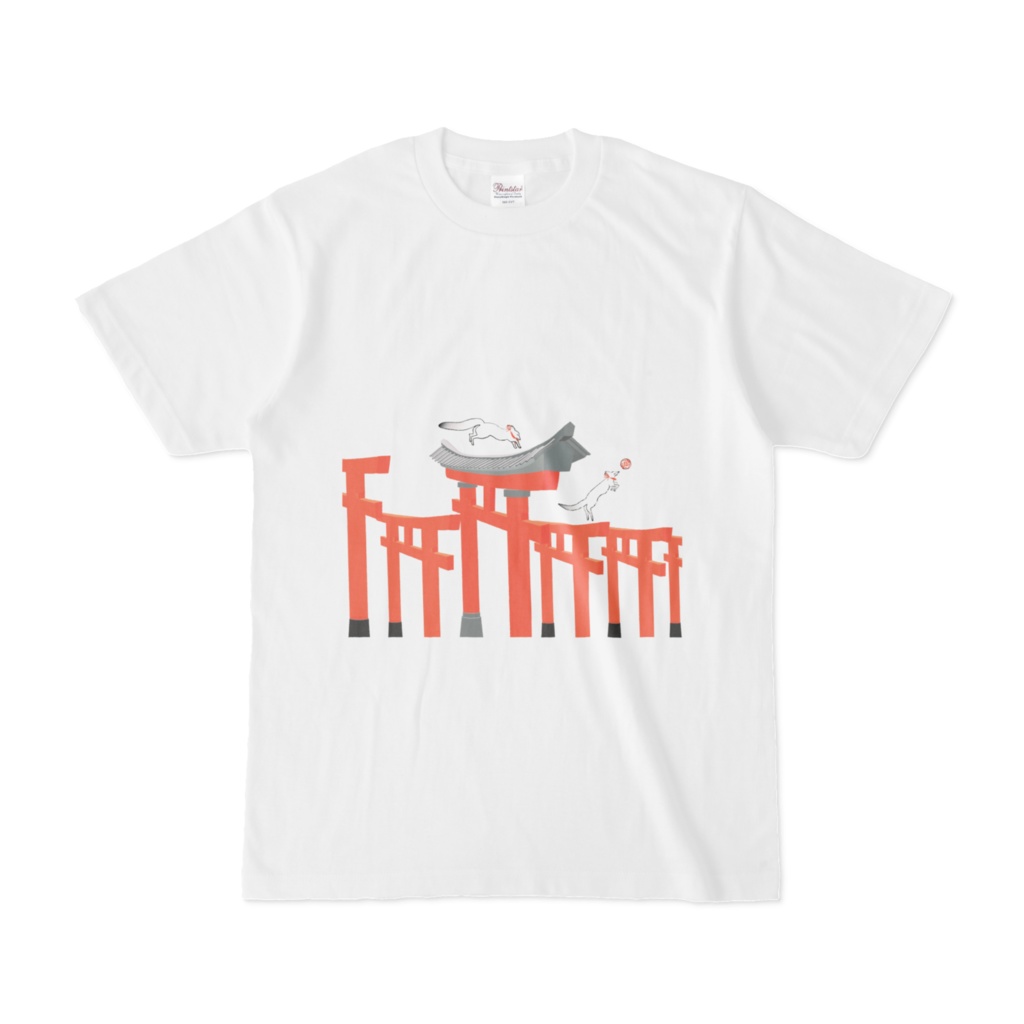 狐の手毬唄 -鳥居- Tシャツ