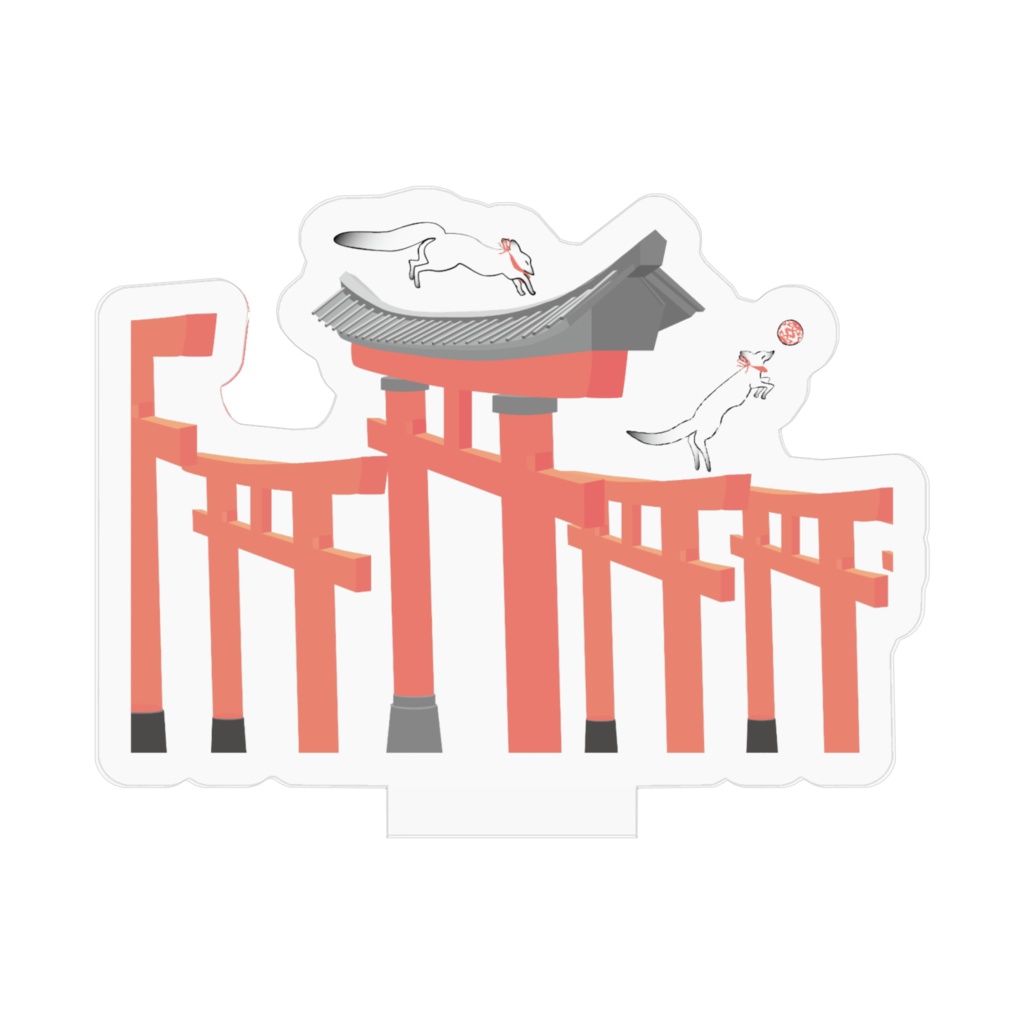 狐の手毬唄 -鳥居- アクリルフィギュア