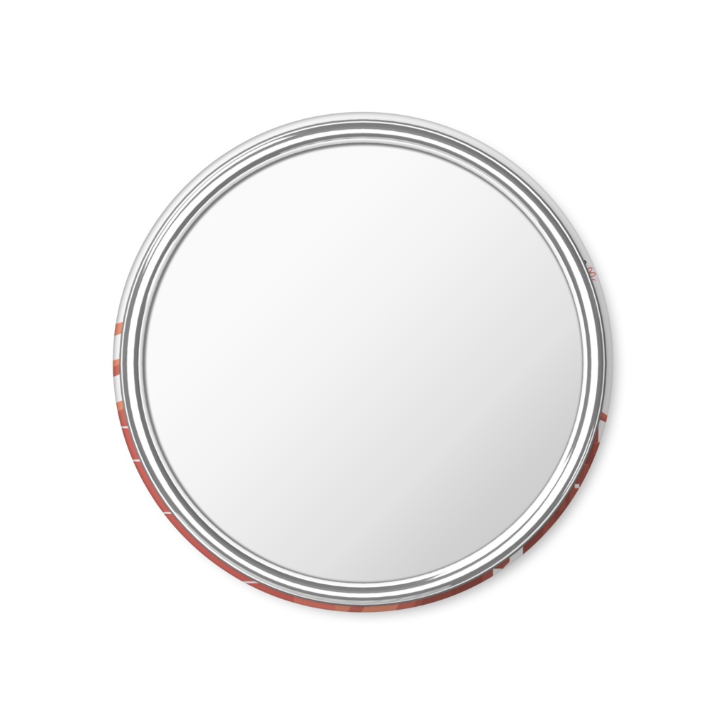 狐の赤太鼓橋 缶ミラー