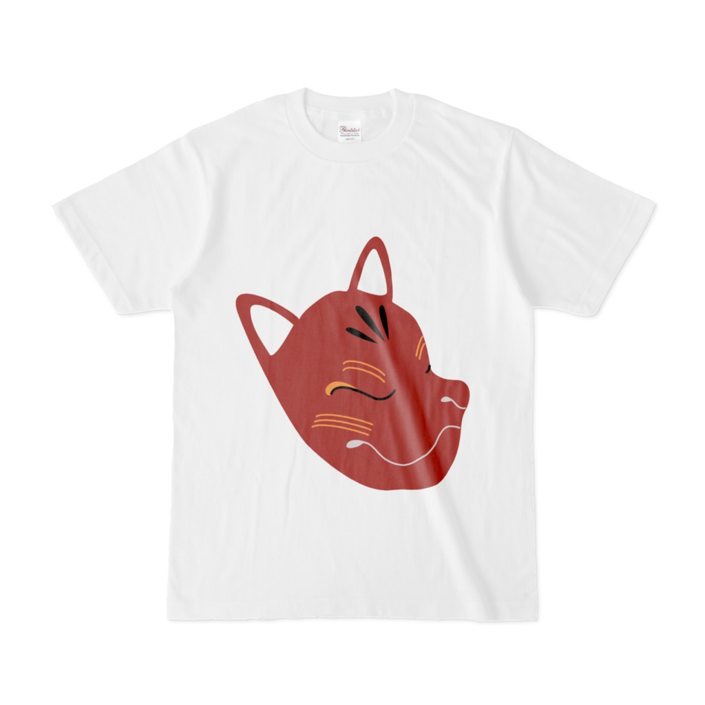 赤狐のお面 Tシャツ