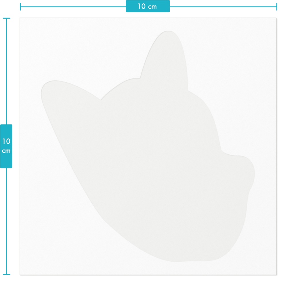 赤狐のお面 ステッカー