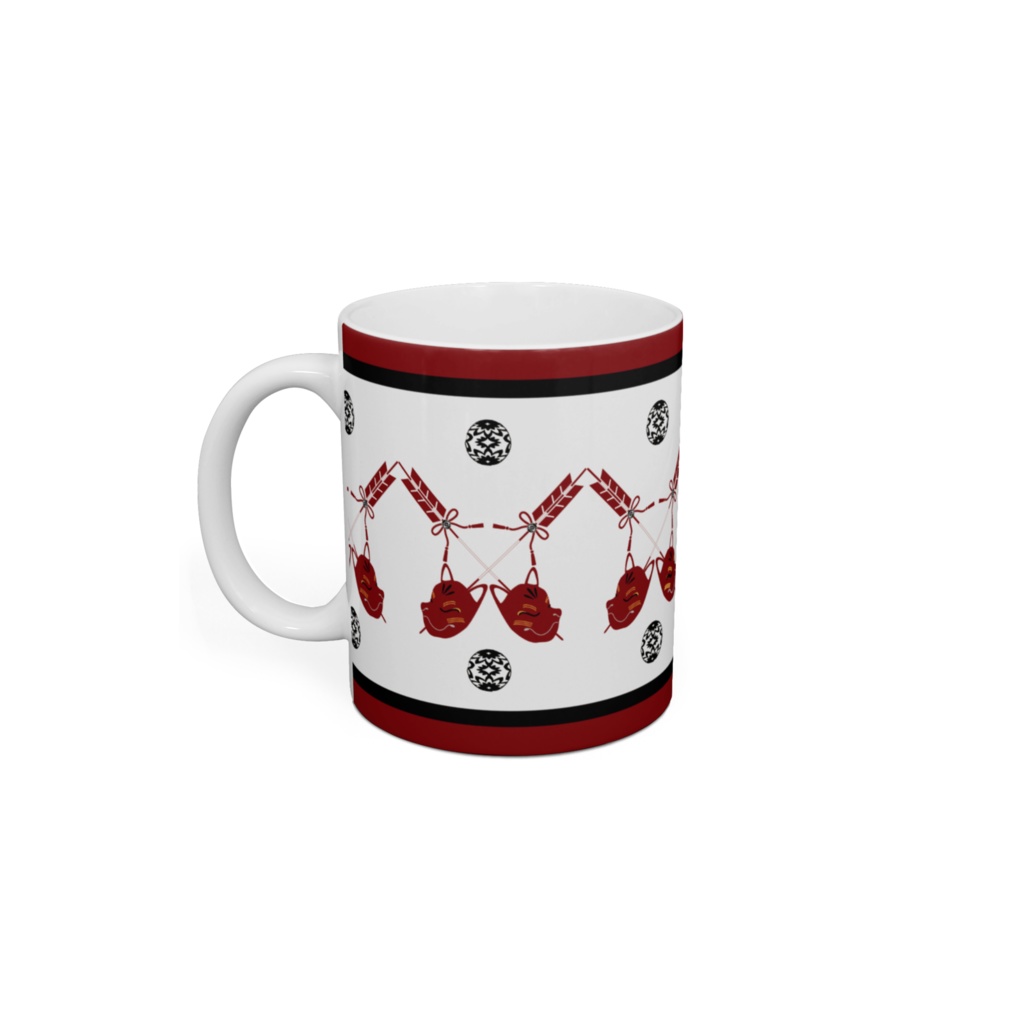 赤狐のお面 マグカップ