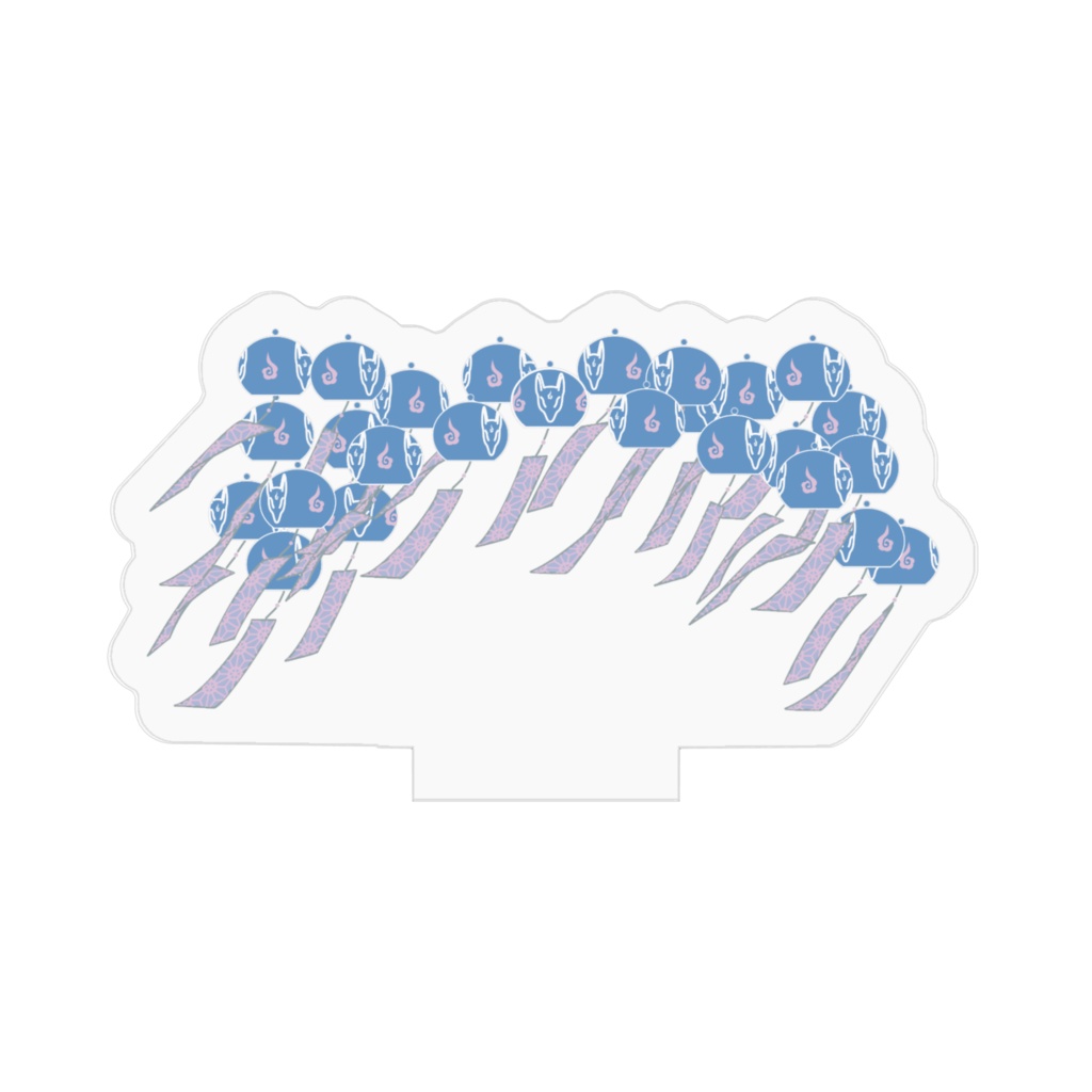 藍風鈴狐 アクリルフィギュア