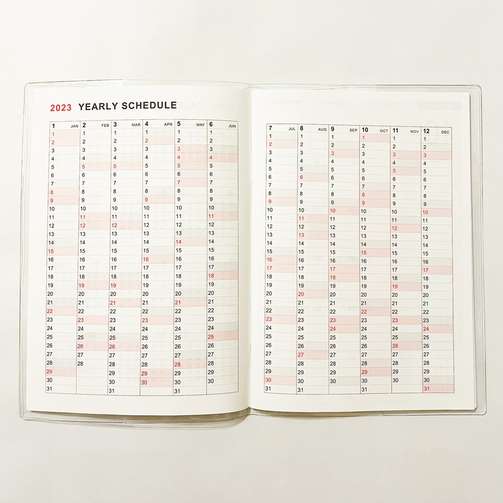 10月始まり 2023年 結び文白兎 スケジュール手帳 イラストカバー2枚 栞付き B6 全64ページ 卯年 桜