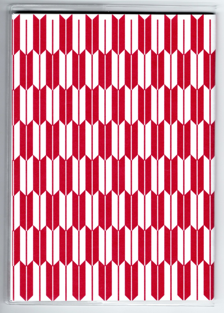 10月始まり 2023年 赤こけし スケジュール手帳 イラストカバー2枚 栞付き B6 全64ページ レトロ