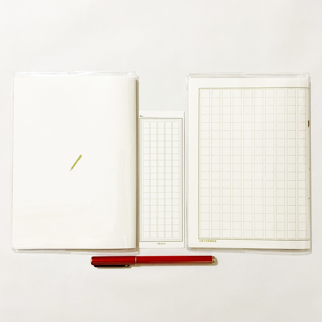 10月始まり 2023年 文豪目白原稿用紙 スケジュール手帳 イラストカバー2枚 栞付き B6 全64ページ メジロ 万年筆