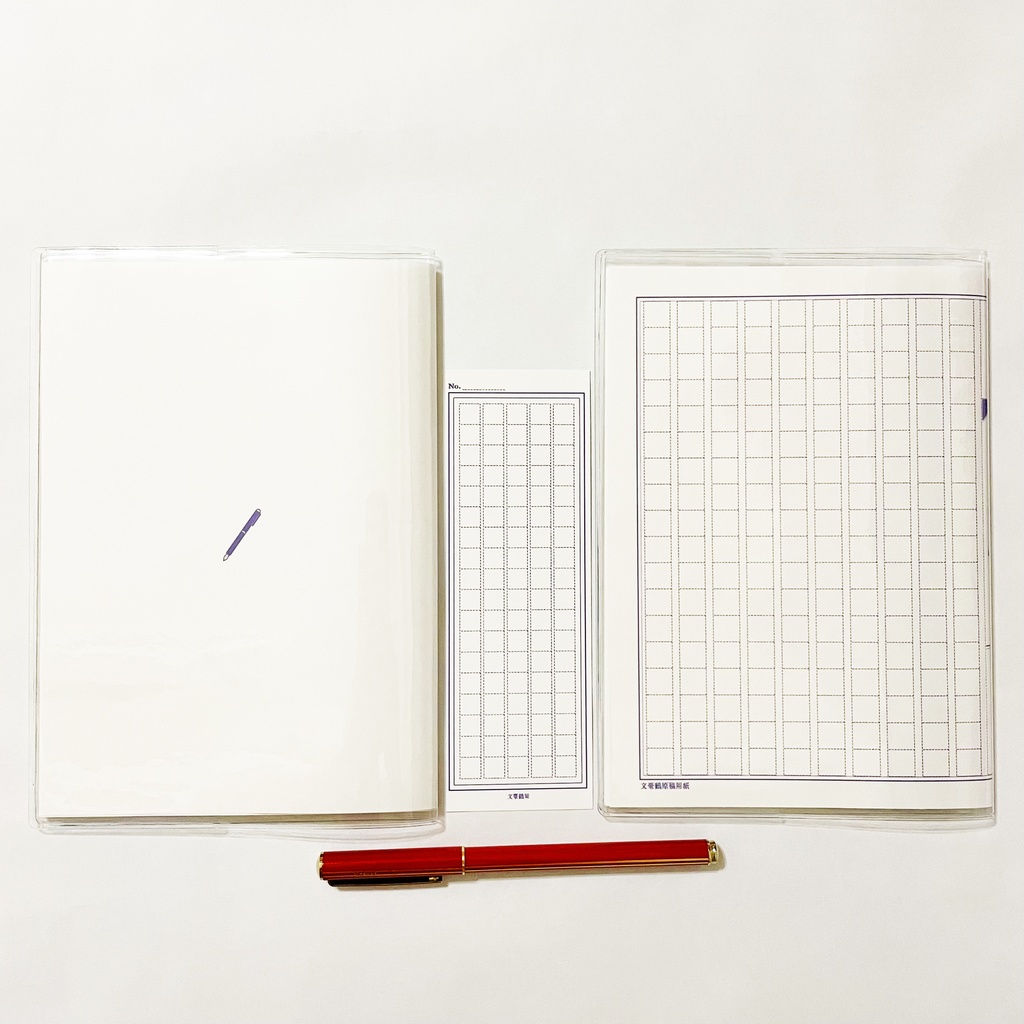 10月始まり 2023年 文豪鶴原稿用紙 スケジュール手帳 イラストカバー2枚 栞付き B6 全64ページ 鳥 万年筆