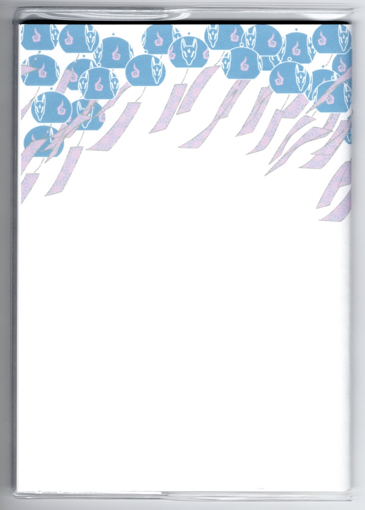 3月始まり 2023年 藍風鈴狐 スケジュール手帳 イラストカバー2枚 栞付き B6 全64ページ 狐の嫁入り 狛狐 4月始まり