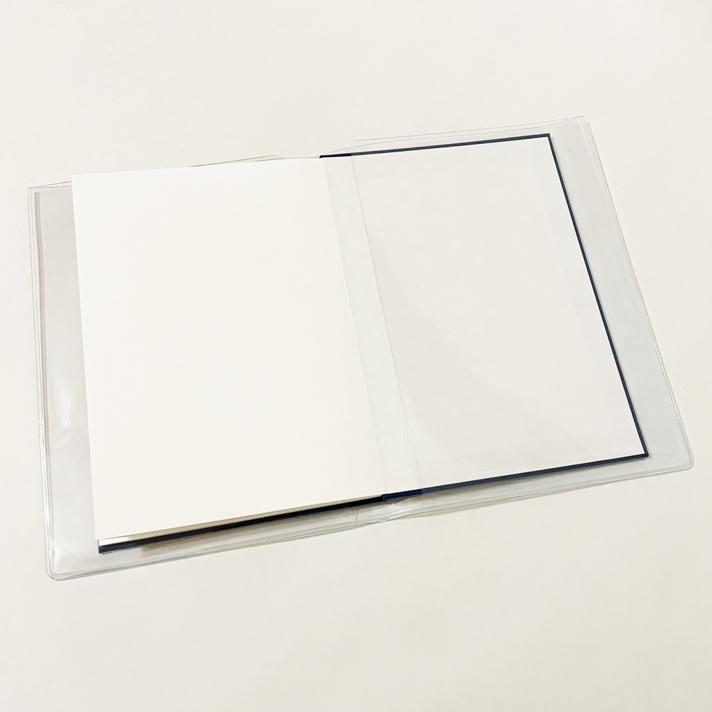 神主狛狐 御朱印帳 ビニールカバー 栞付き 水引 イラスト 全20ページ 狐の嫁入り 狛狐 狐面 ジャバラ製本