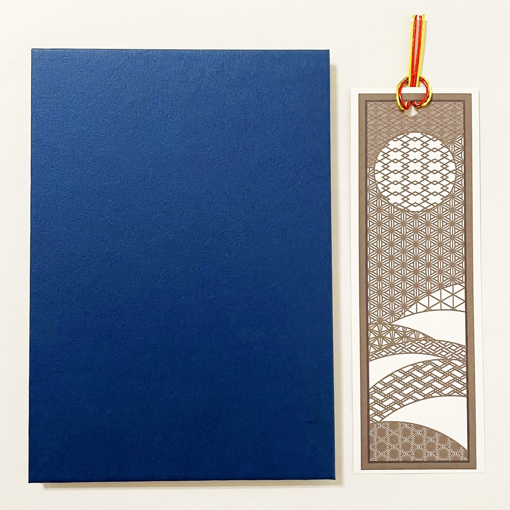 神主狛狐 御朱印帳 ビニールカバー 栞付き 水引 イラスト 全20ページ 狐の嫁入り 狛狐 狐面 ジャバラ製本