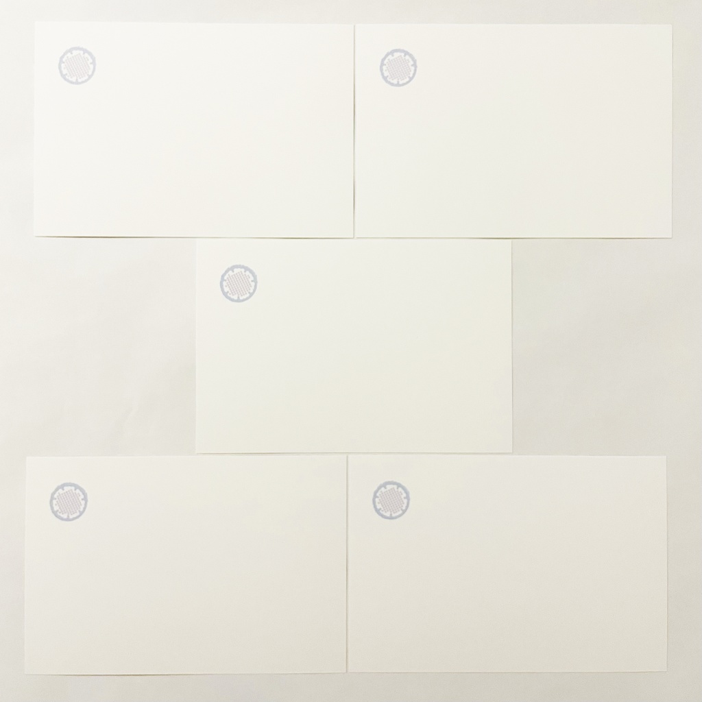 2024 笠雪だるま 寒中お見舞い5枚セット 雪 新年 辰年 龍 竜 和 ポストカード