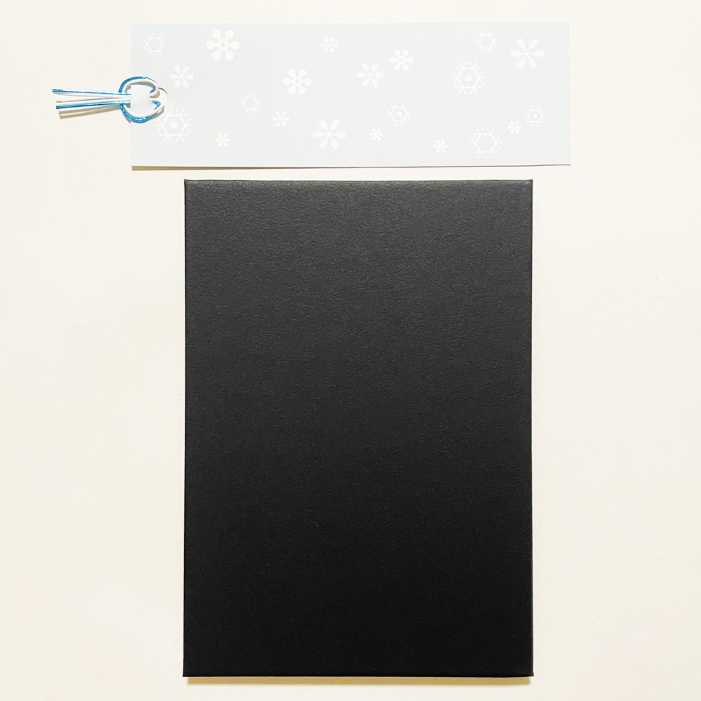 雪笠狛狐 御朱印帳 ビニールカバー 栞付き 水引 イラスト 全20ページ 狐の嫁入り 狛狐 狐面 ジャバラ製本