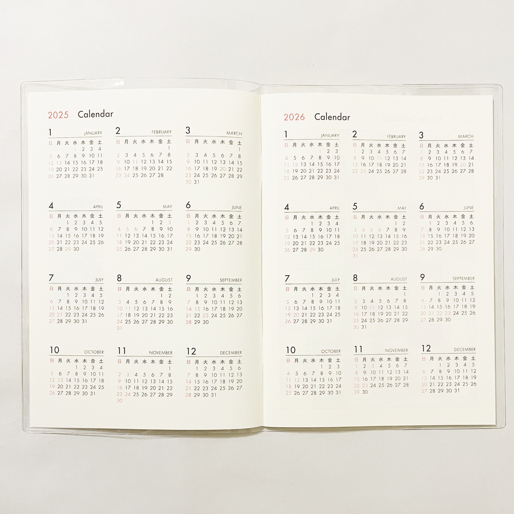 10月始まり 2025年 文豪狐原稿用紙 スケジュール手帳 イラストカバー2枚 栞付き B6 全48ページ 巳年 文豪 万年筆 着物 動物